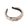 The braided high headband on the top of the head accentuates the face. The small satin hairpin is a retro French new trendy headband with thickened hair accessories for women Item Picture